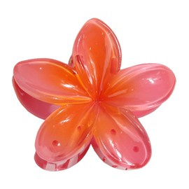 Hawaiian Flower Hair Clip - Hawaiian Claw Clips for Hair,Strong Hold Non-Slip Styling Accessories for Travel Beach Vacation Summer Festival