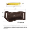 Gentlestache Leather Pocket Knife Sheaths for Belt, Folding Knife Sheath,