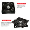 AeKeatDa 12 Inch Bar Stool Swivel Plate Replacement 360 Degree