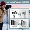 Manbily Camera Monopod with 360° Ball Bowl Head and 1/4inch