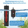 Aquarium Heater, 500 W Heating Rod Aquarium with Adjustable Temperature,