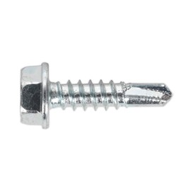 Sealey Sdhx4819 Self Drilling Screw 4.8 X 19Mm Hex Head Zinc Din 7504K 100Pc