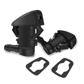 2 PCS Front Windshield Washer Nozzles, Windshield Washer Nozzle Compatible with Jeep, Chevy, Washer Nozzles Replaces: #55157323AA, 55157352AA, 55372143AB, 68260443AA, 55079049AA