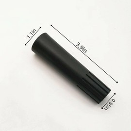 HHCLBYFA Squeegee Adapter, Changes The Threaded Tip to a Standard Friction Taper Fit, Black 4pc