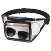 Garnen Clear Fanny Pack Stadium Approved for Women/Men, Transparent Belt