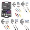 Quick Change Crimping Tool Kit with Box Multifunction Ratcheting Wire