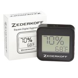 Zederkoff Hygrometer Square - Black