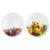 Yungyan 2 Pcs Acrylic Toy Wall Organizer Wall Mounted Toy