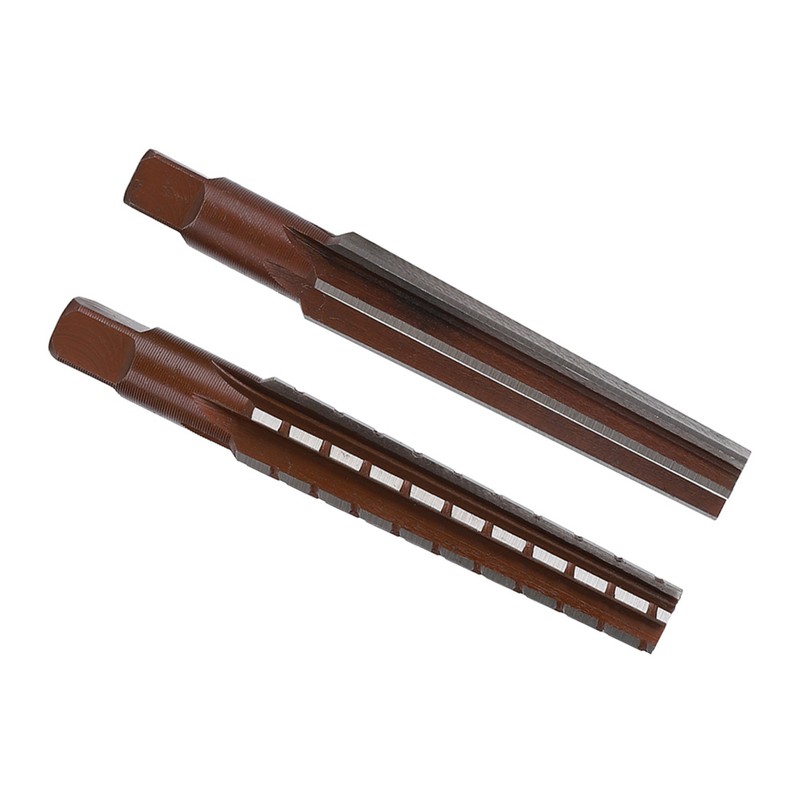 2PCS Rough Fine Morse Taper Reamer High Carbon Steel Straight