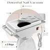 Faquenc Portable Nail Desk with Nail Dust Collector, Rolling Manicure