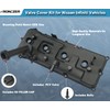 Engine Valve Cover Set with Gaskets, Bolts, Oil Filler Cap,