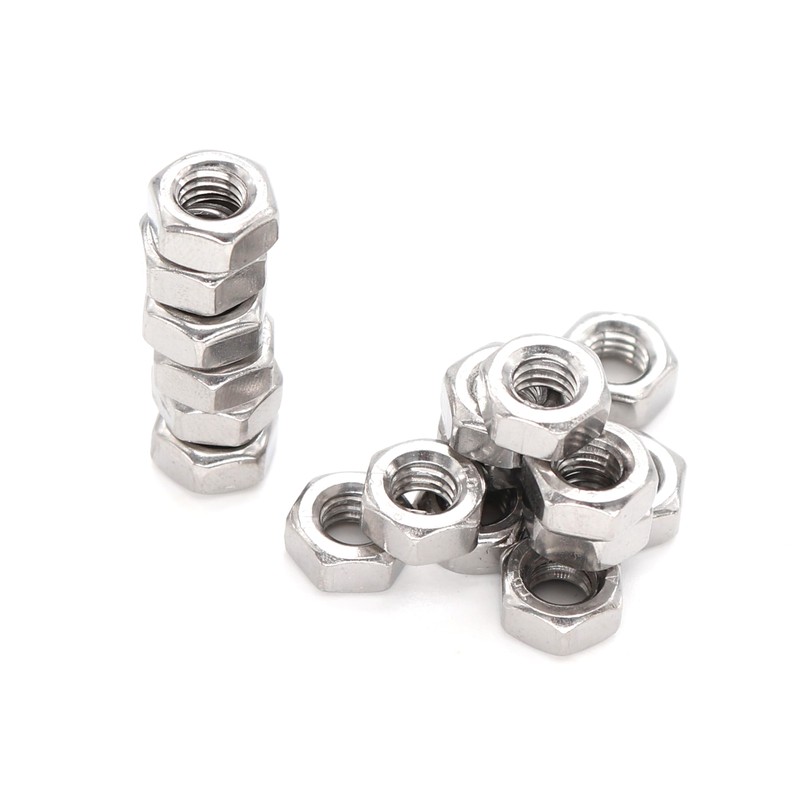 binifiMux 150 pcs M3 Hex Nuts, Stainless Steel 3mm I.D
