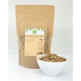 Licorice Root Cut 250 g from the Green Essence - Natural Tea Additive - Freshwood Tea - Licorice Root Tea - Liquorice Tea - 100% - Natural without Additives (250 g)