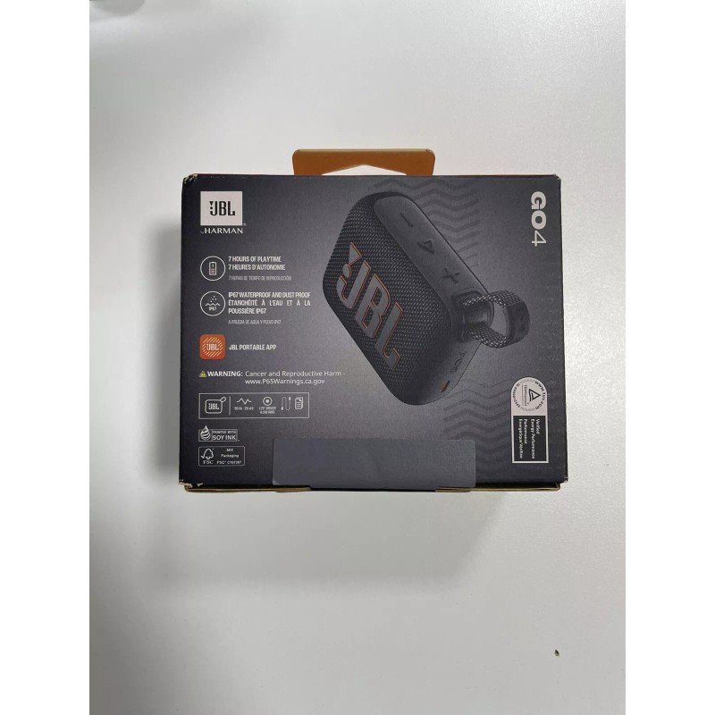 JBL GO4 Portable Wireless Speaker Bluetooth Waterproof Dust-proof IP67 Black