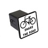 Graphics and More Bicycle - Share The Road Tow Trailer Hitch Cover Plug Insert 2"