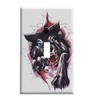 Gotham Decor Wolf Break Through Switchplate - Switch Plate Cover
