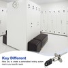MECCANIXITY Drawer Lock with Keys, 16mm(5/8") Steel File Cabinet Lock
