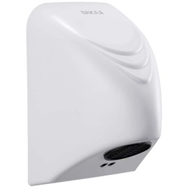 Bakaji Secador de Manos Eléctrico Automático secador de Aire Caliente de Pared - Baño Rápido with Sensor fotocélula 850 W