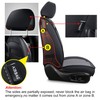 LINGVIDO Leather Car Seat Covers,Breathable and Waterproof Faux Leather Automotive