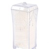 Practical Transparent Cotton Pad Storage Case for Interior & Hygienic Organization Transparent Case