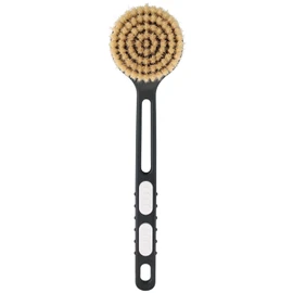SANBI Japanese Natural Bristle Body Brush B Series (Firm B-285, Black)