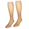 NuVein Sheer Compression Stockings Fashion Silky Sheen Denier Closed Toe