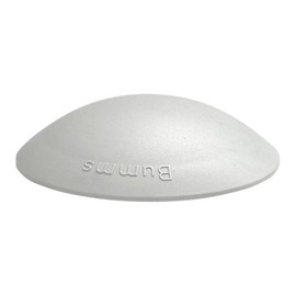 5er Set FELGNER BUMMS Türstopper | Türpuffer Türsicherheit aus Kunststoff | Anbringen zum Schutz von Wand, Schrank, Tür, Glas, Fliese, Tapete uvm.| Durchmesser 60mm, Höhe 15mm | Farbe: grau