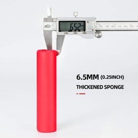 ROCKBROS Bike Handle Grips Foam Comfortable Shock Absorption Bike Handlebar Grips Suit for BMX, Mountain, MTB, Beach Cruiser, Scooter