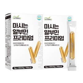 Nutrinus Premium Drinkable Albumin 15g x 14 sachets / 뉴트리너스 마시는 알부민 프리미엄 15g x 14포