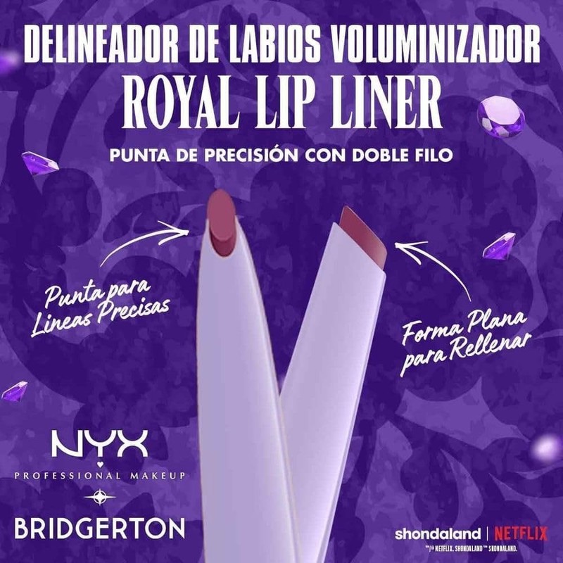 Nyx Professional Makeup, Bridgerton Kit de Labios Tonos: Amethyst amour