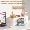 Marbrasse Desk Organiser with 3 Drawers,Multi-Functional Pen Holder,Desk Tidy and