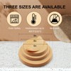 6-Inch Baking Sheet Rounds - Kraft Unbleached Parchment Paper, Non-Stick,