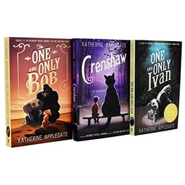 Katherine Applegate 3 Books Collection (Crenshaw, One and Only Ivan & The One and Only Bob)