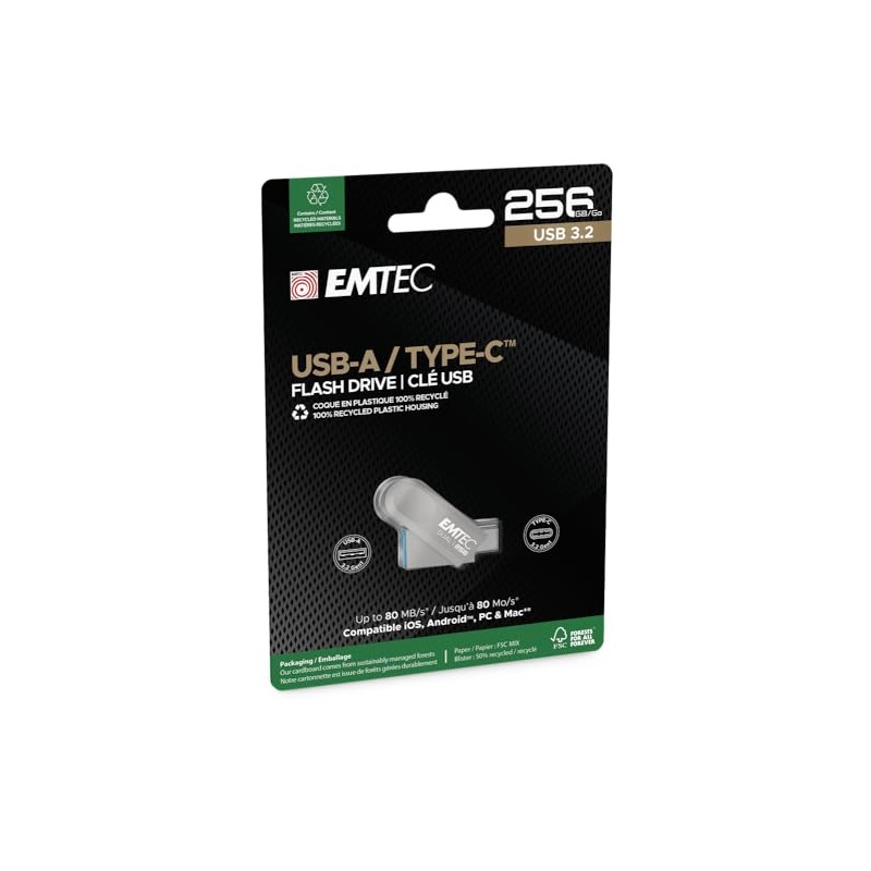 Emtec USB3.2 Type-C Dual D280 256GB