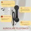 Auricular retro con adaptador, auricular de telfono retro de 3.5