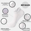 6 Pares Calcetines Tobilleros Mujer y Hombre, Calcetines Acolchados de