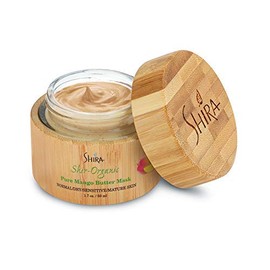 Mascarilla facial de manteca de mango pura orgánica Shir Mejora la textura de la piel Deja la piel hidratada y radiante Ideal para pieles normales... 