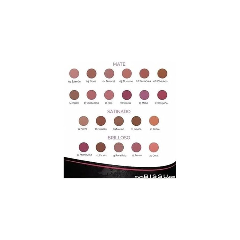 Set/Kit Rubor Blush en Polvo Para Rostro Bissú Nuevo (6