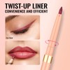Waterproof White Lipliner Pencil - Smooth and Creamy Lip Primer,