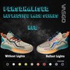 VASGO Round Shoe Laces Reflective 9 Different Lengths Thick 10