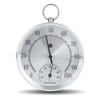 Dial Thermometer, Indoor Outdoor Hygrometer, Simplicity & Easy Reading, for