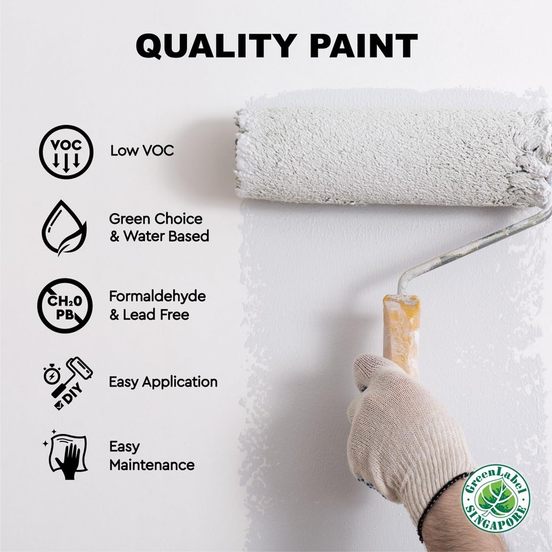 SUZUKA Strato Texture Paint SCT-304, Limewash Effect Paint, Matte Wall