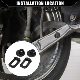 Hihaha No.K100070 Camber Caster and Alignment Kit for Ford Expedition 2013-2019 / Front Lower Camber Bolt/Durable / 1 Set