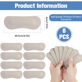 4 Pares Almohadillas para Talones Taloneras Plantillas para Zapatos Grandes Pegatinas Zapatos Grandes Forro de Agarre Tacones - Protección y Confort para Mujeres y Hombres