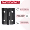 MECCANIXITY Small Acrylic Hinges Plastic Clear Hinge 45 x 35