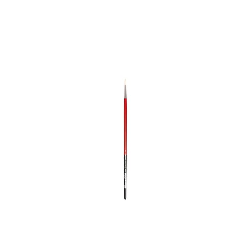 Da Vinci 5723 Series Oil Painting Brush, Bristle, Red, 30.5