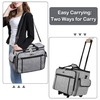 CAB55 Rolling Sewing Machine Case, Detachable Rolling Sewing Machine Carrying