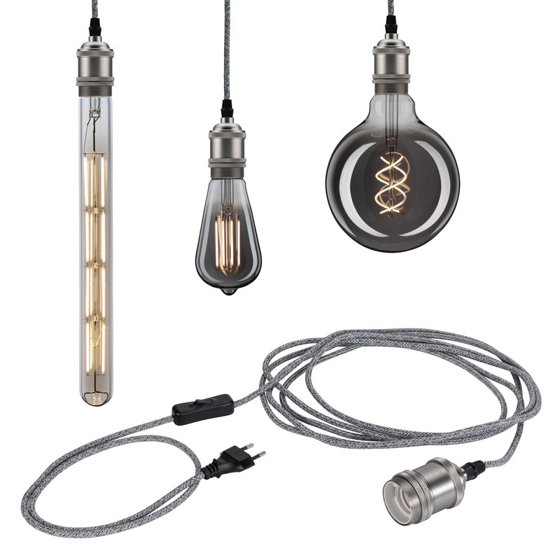 Paulmann 79771 Neordic Eldar Pendant Light with Plug Max. 20