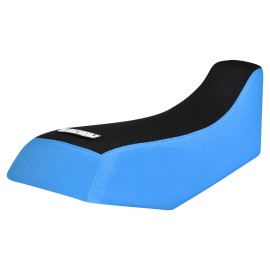 Honda Fourtrax TRX 70 Gripper Seat Cover 1986 - 1987 LIGHT BLUE - BLACK top #279