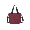 Takusan Shopping Unisex Canvas Shoulder Tote Bag, 2-Way Large Capacity,